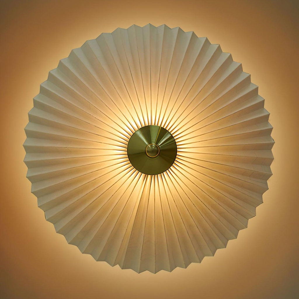 Perla Pleated Table Lamp for Bedroom | Desfino