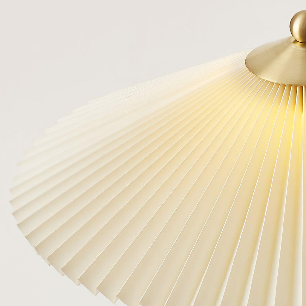 Perla Pleated Table Lamp for Bedroom | Desfino