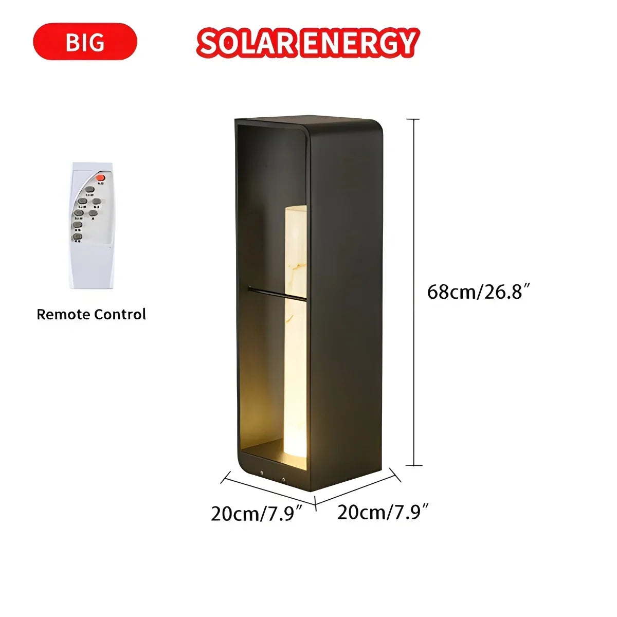 Rectangular Lawn Outdoor Lamp for Gardens | Desfino