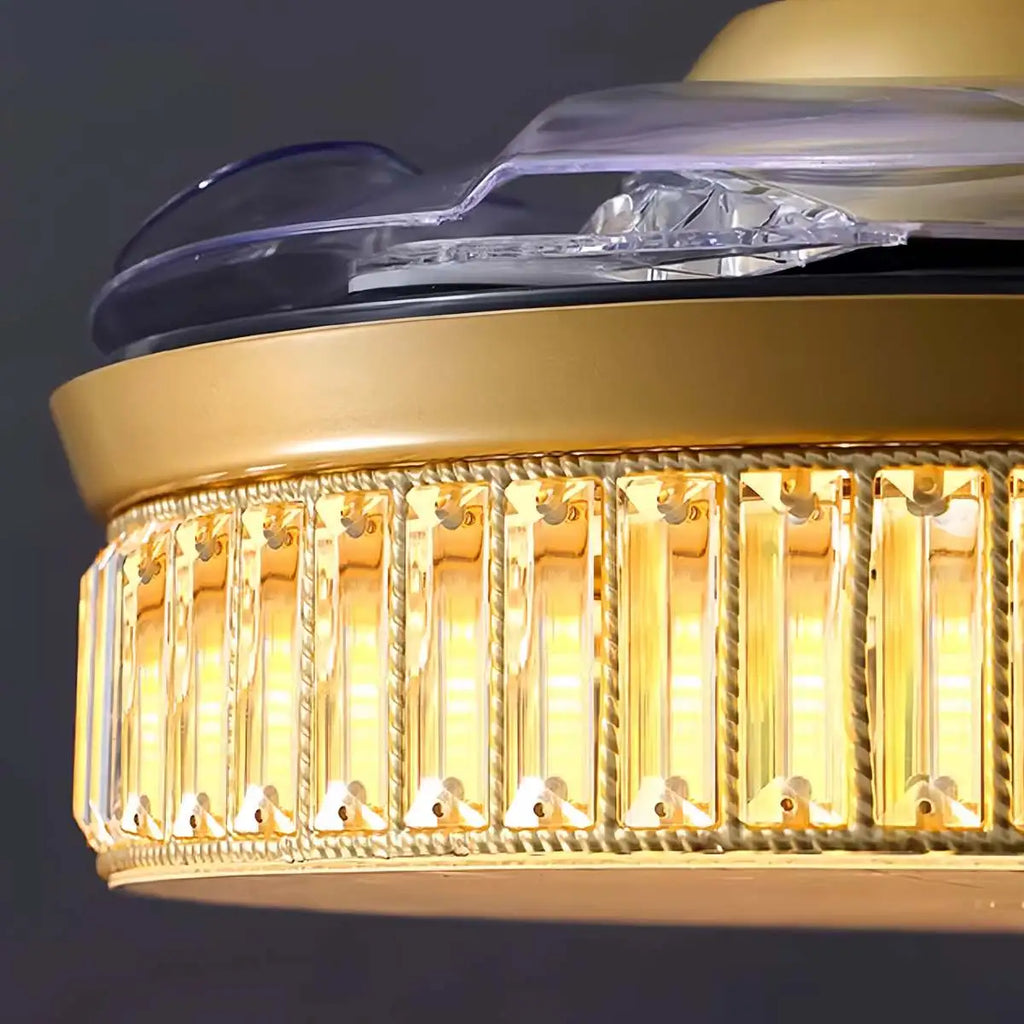 Remote Hugger Ceiling Fan Light | Desfino