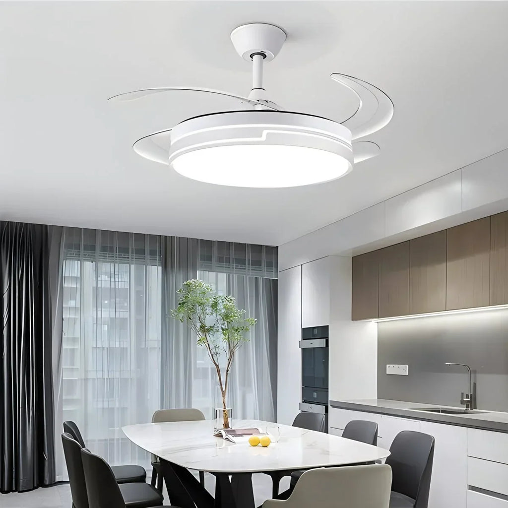 Minimalistischer Deckenventilator mit Fernbedienung | Desfino