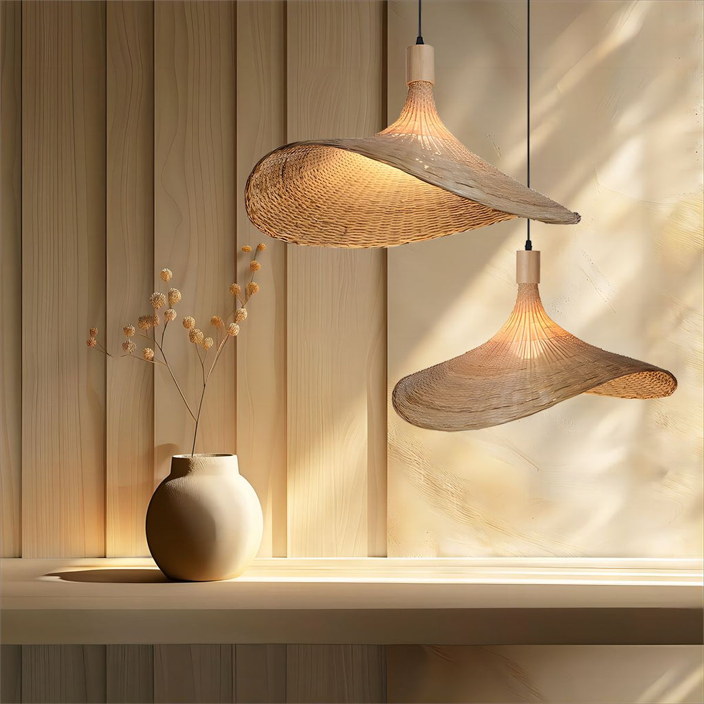 Ren Bamboo Pendant Lamp for Modern Spaces | Desfino