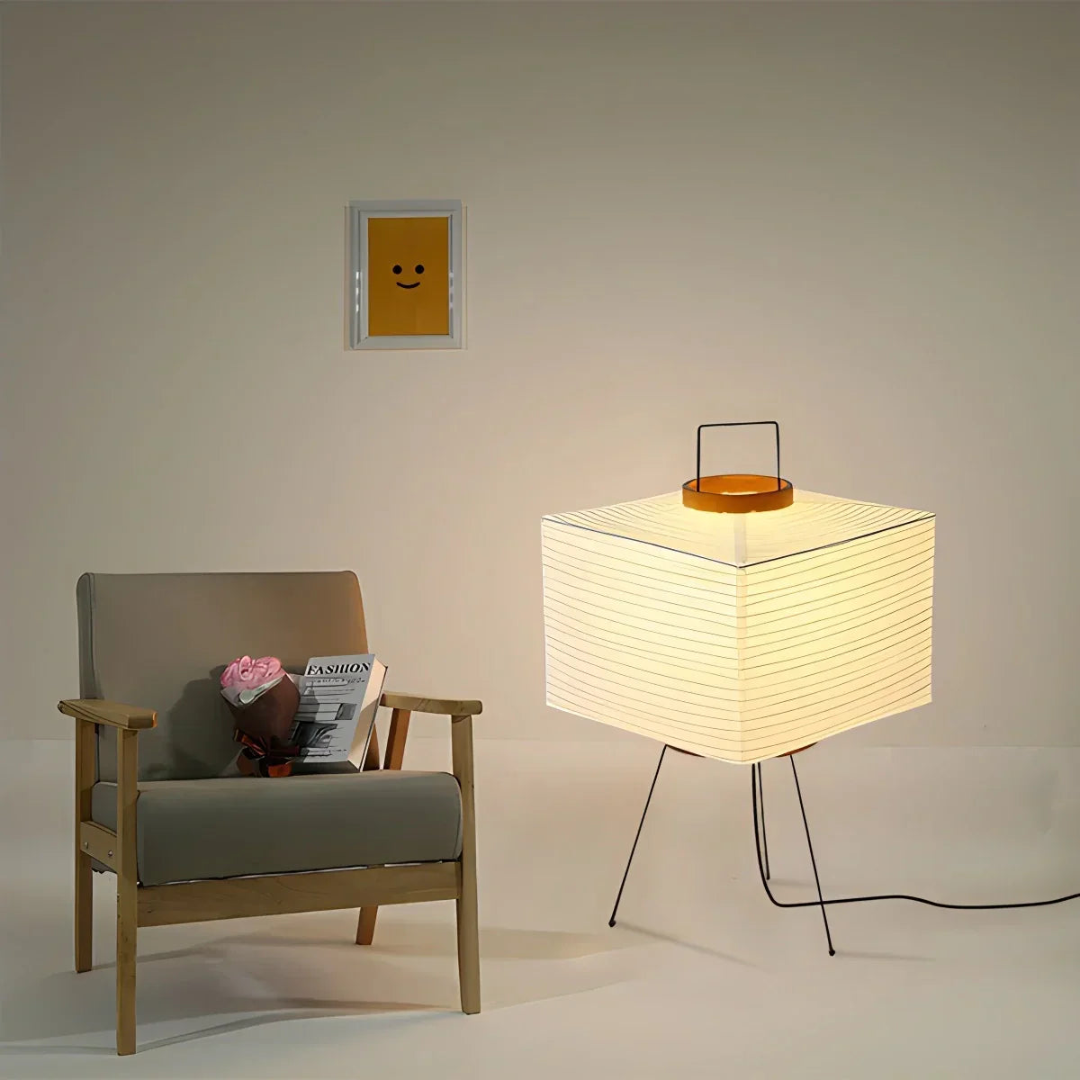 Rice Paper Art Floor & Table Lamp | Desfino