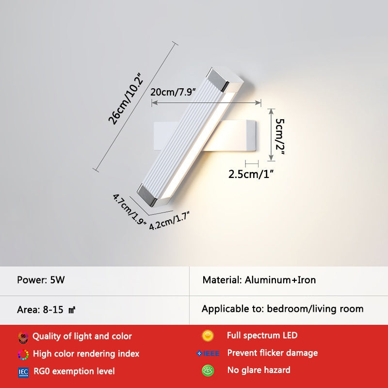 Rotatable Roman Column Wall Lamp | Desfino