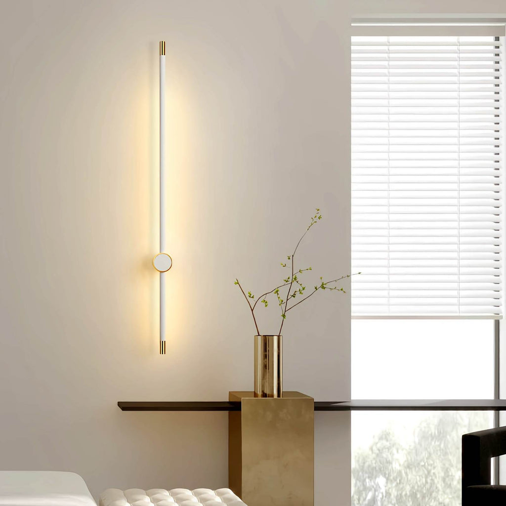 Long Roman Column Wall Lamp for Bedroom | Desfino