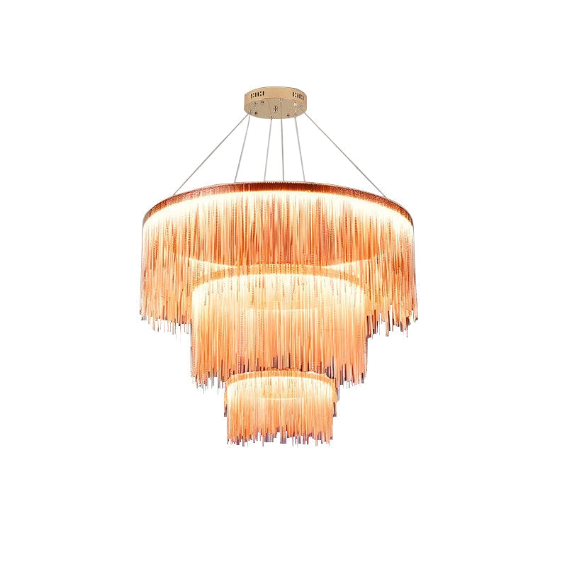 Moderner Kronleuchter mit Quasten im Art-déco-Stil | Desfino