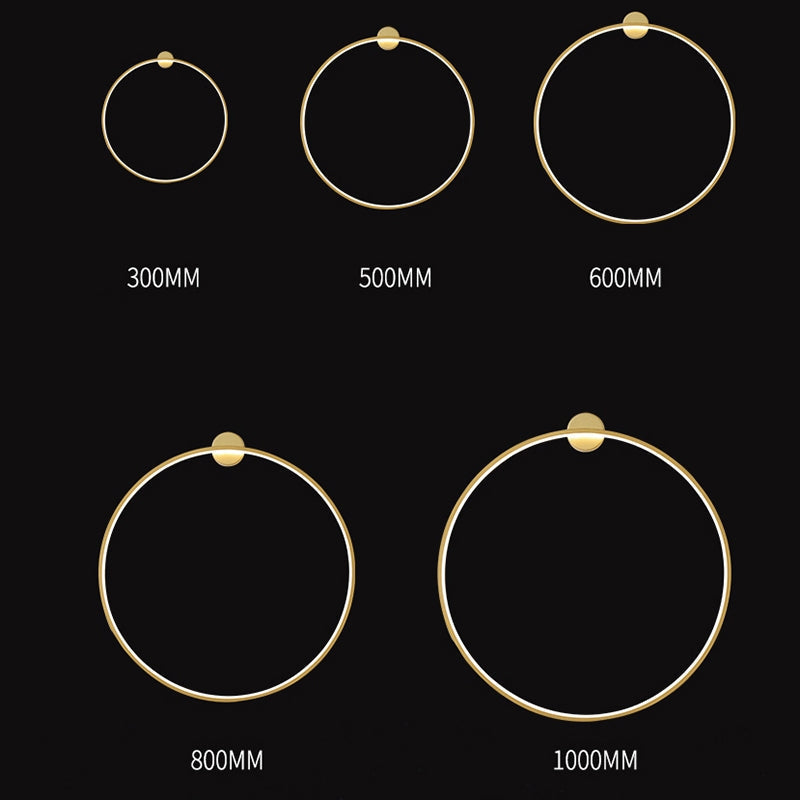 Round Ring LED Wall Lamp for Living Room | Desfino