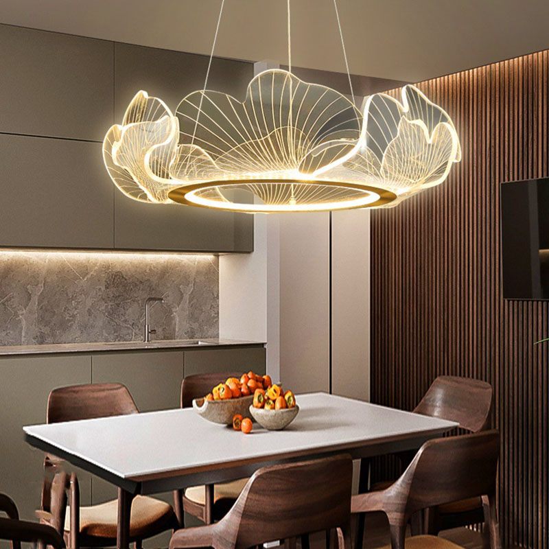 Ginkgo Leaf Chandelier for Living Room | Desfino