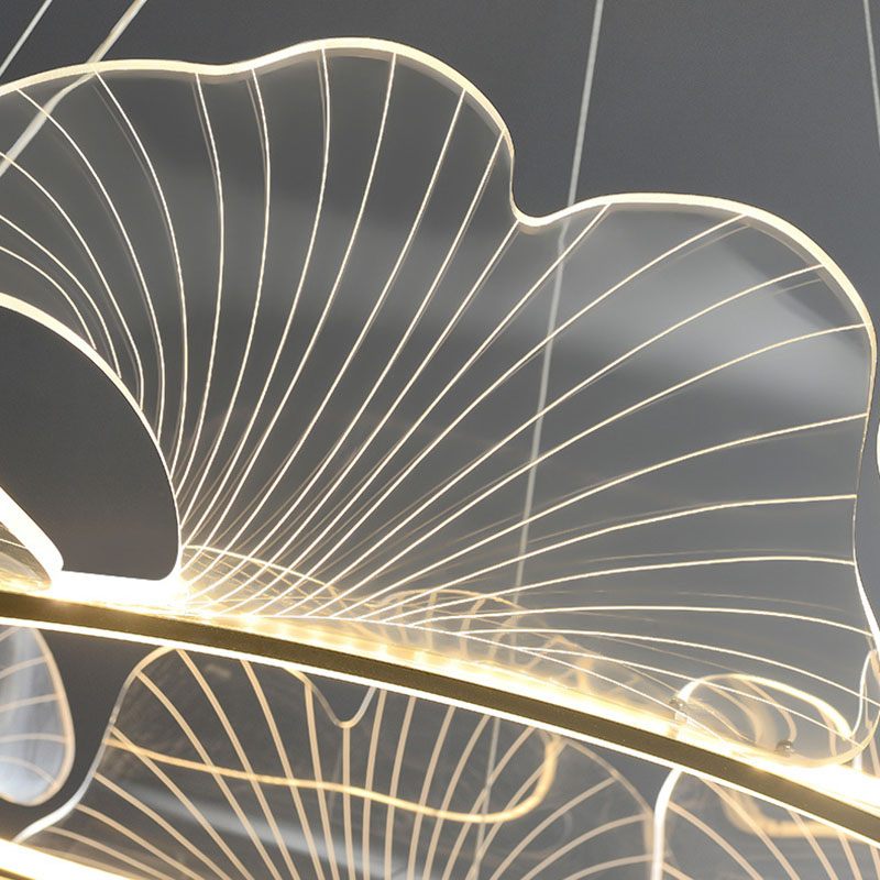 Ginkgo Leaf Chandelier for Living Room | Desfino