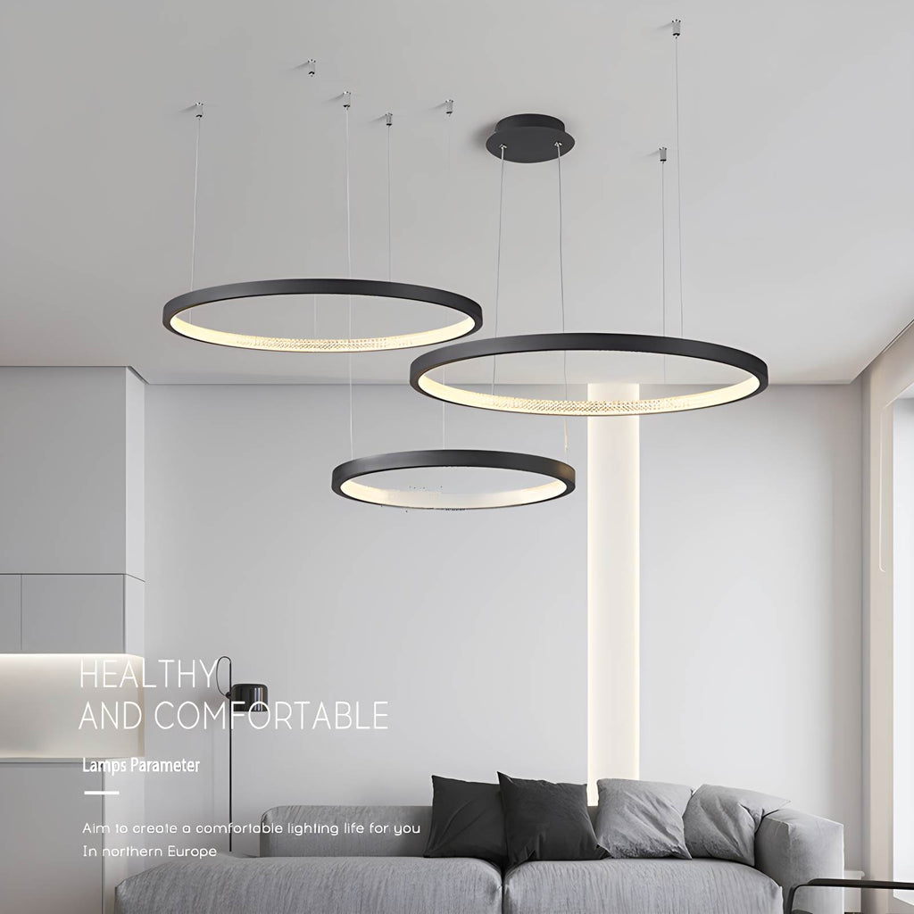 Nordic Simple Ring Ceiling Chandelier | Desfino
