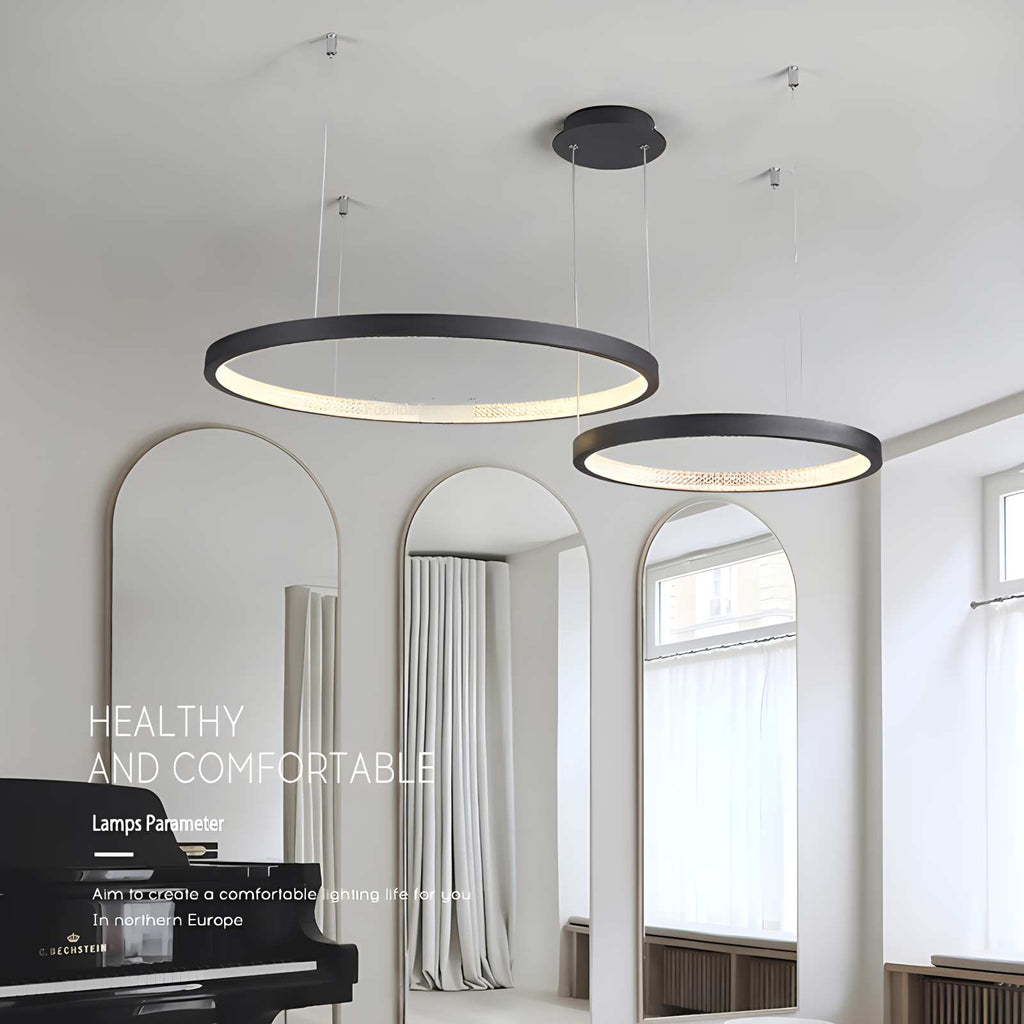 Nordic Simple Ring Ceiling Chandelier | Desfino