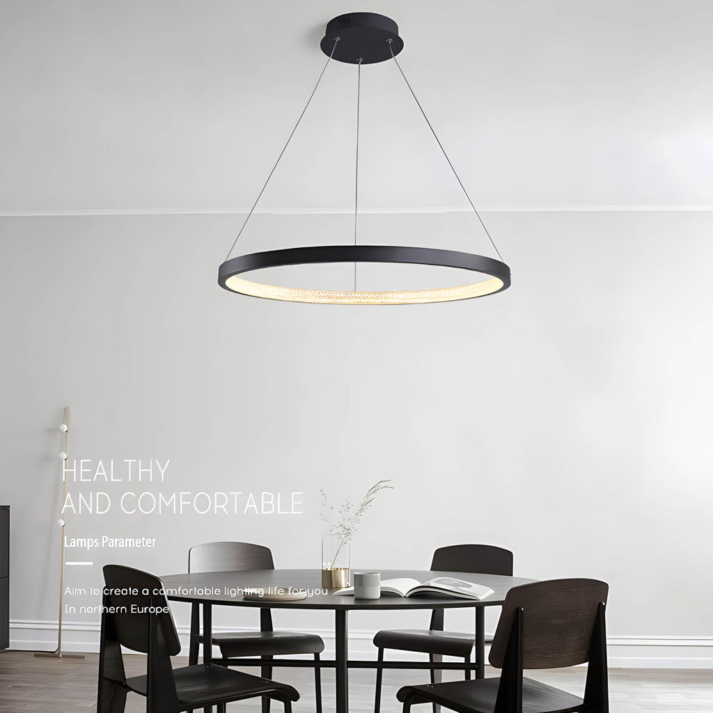 Nordic Simple Ring Ceiling Chandelier | Desfino