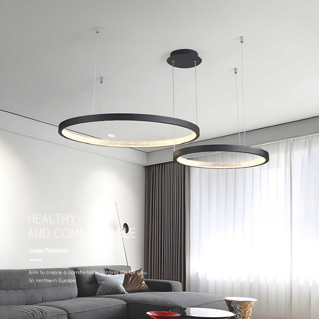 Nordic Simple Ring Ceiling Chandelier | Desfino