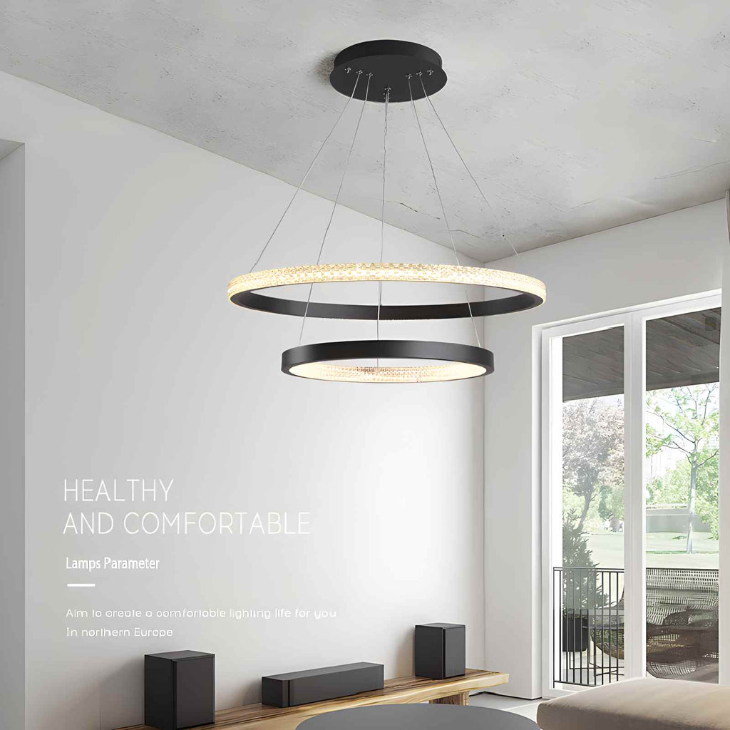 Nordic Simple Ring Ceiling Chandelier | Desfino