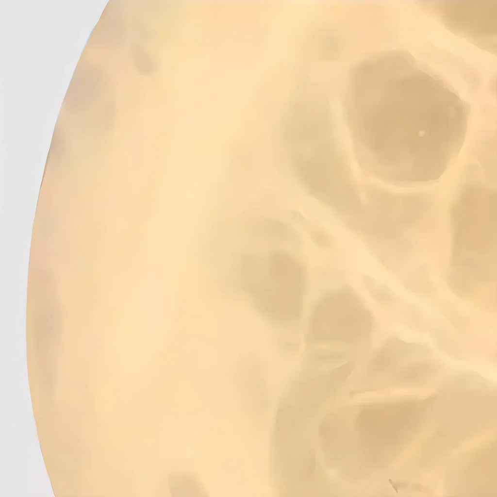 Simple Round Spanish Alabaster Wall Light for Hallway | Desfino