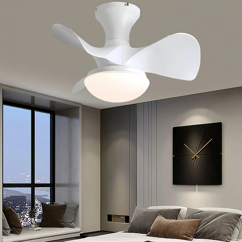Small Propeller Ceiling Fan With Light | Desfino