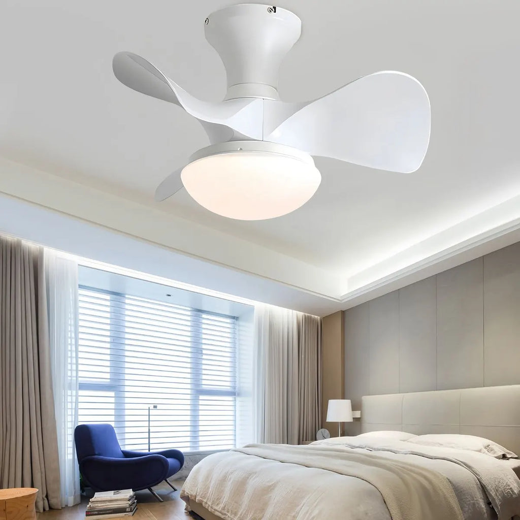 Small Propeller Ceiling Fan With Light | Desfino