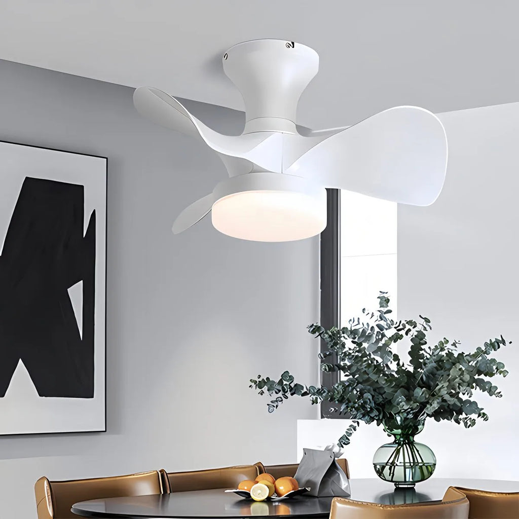 Small Propeller Ceiling Fan With Light | Desfino
