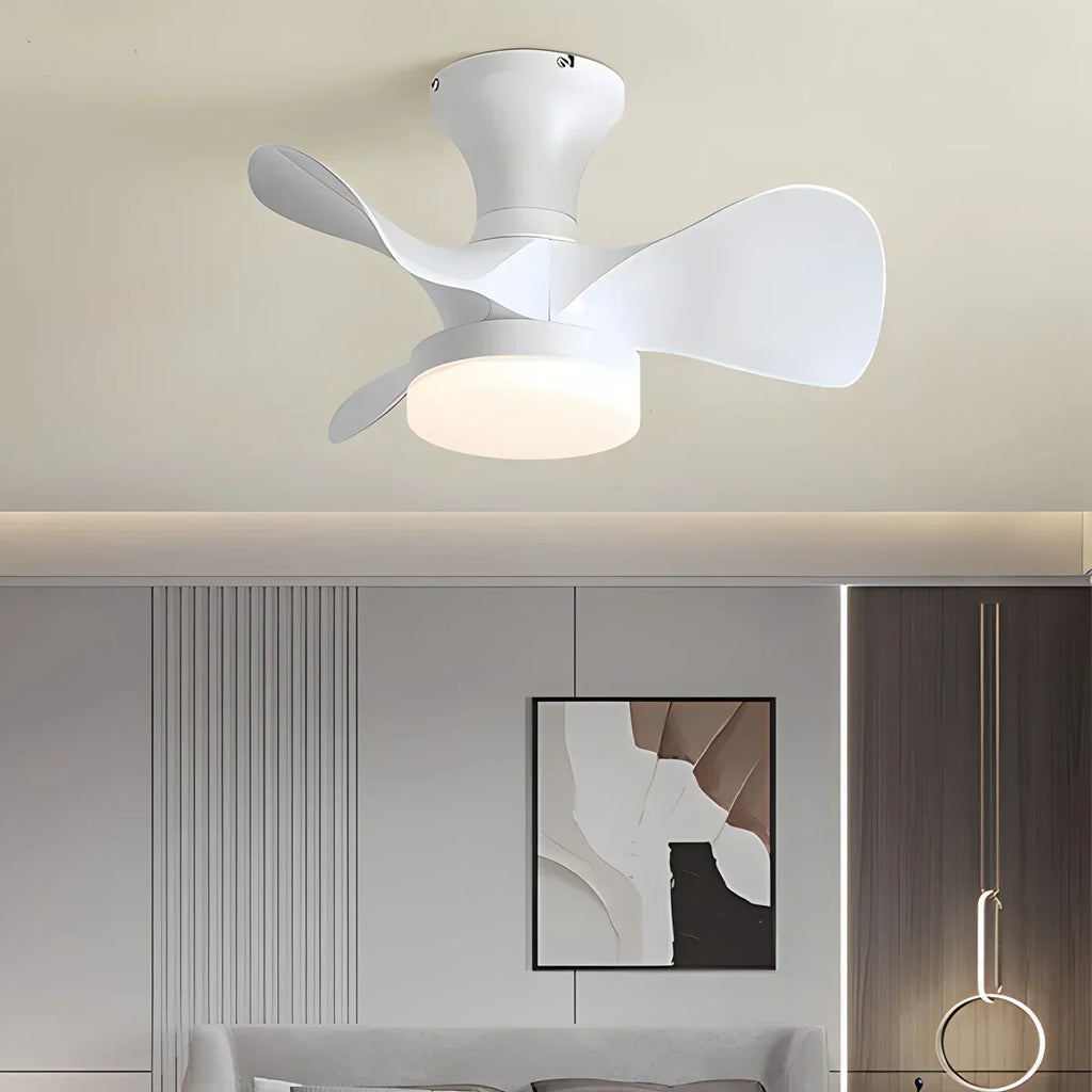 Small Propeller Ceiling Fan With Light | Desfino