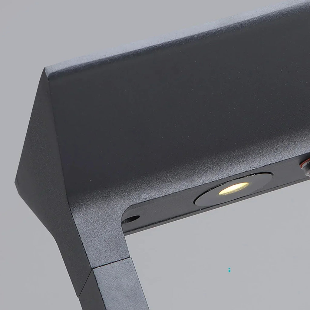 Rechteckige Solar-Stehlampe für den Außenbereich | Desfino