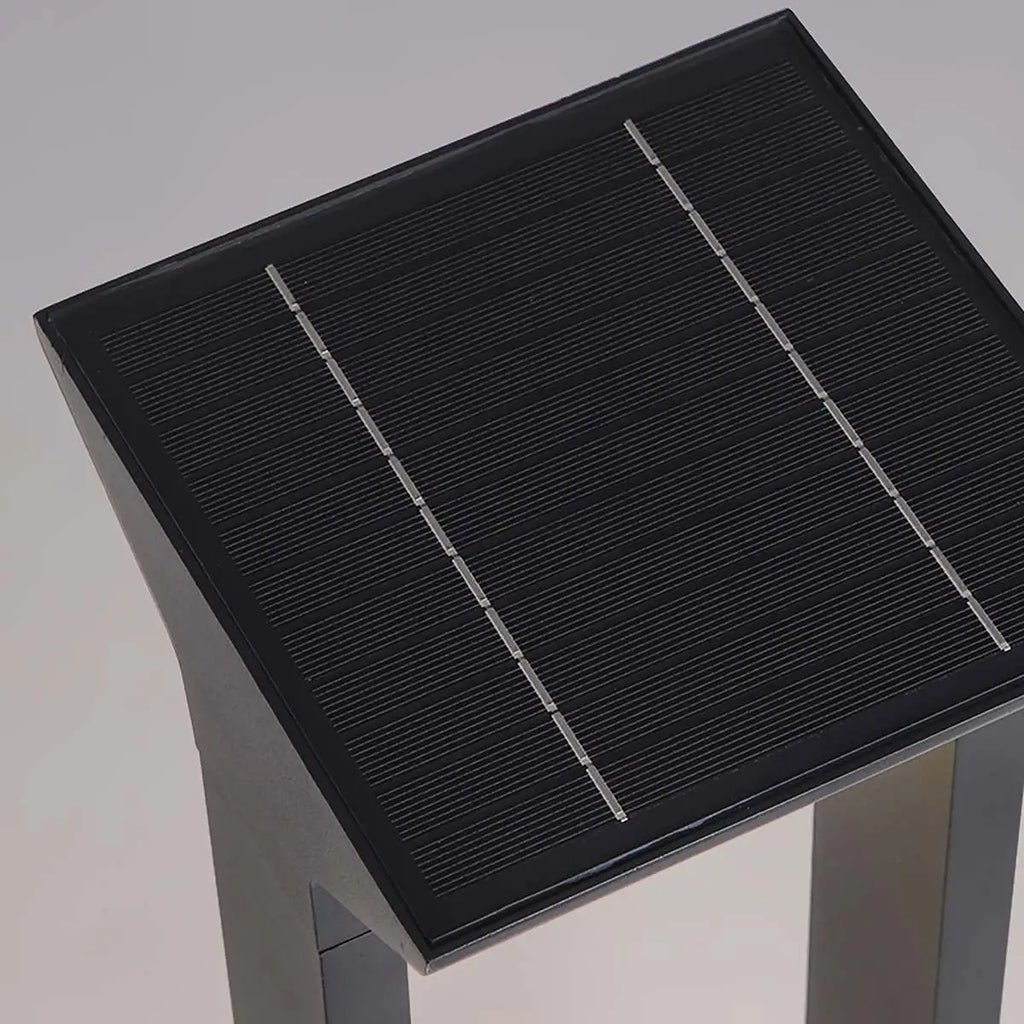 Rechteckige Solar-Stehlampe für den Außenbereich | Desfino