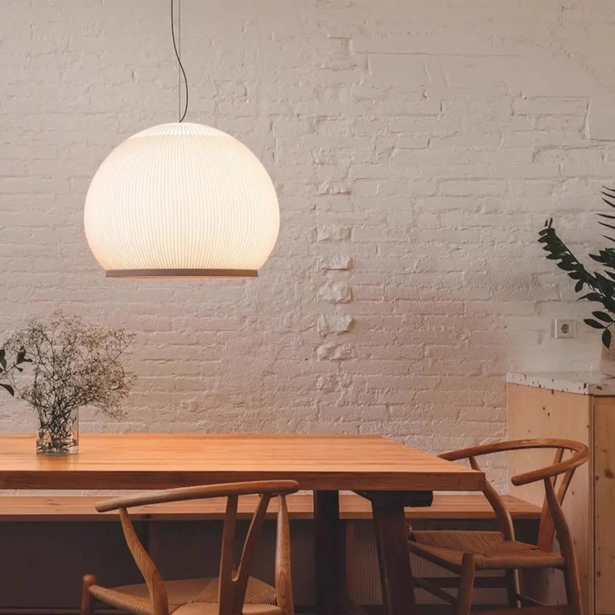Vintage-Pendelleuchte aus Stoff im spanischen Design | Desfino