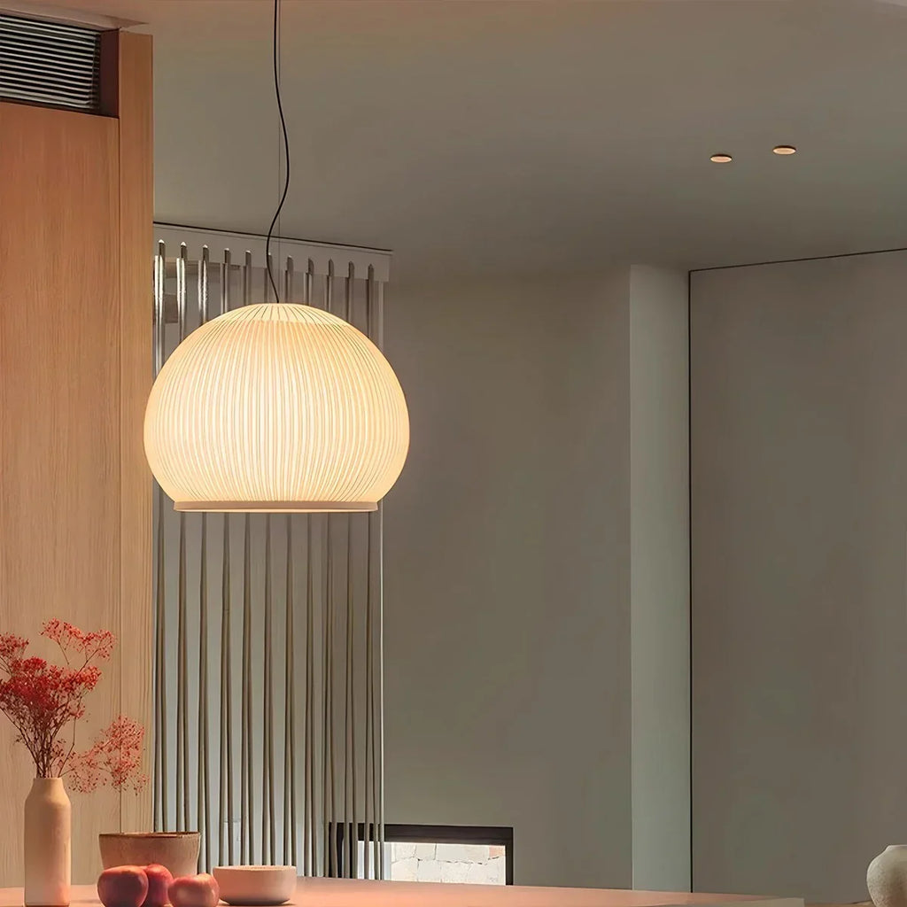 Vintage-Pendelleuchte aus Stoff im spanischen Design | Desfino