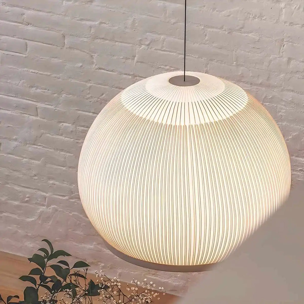 Vintage-Pendelleuchte aus Stoff im spanischen Design | Desfino