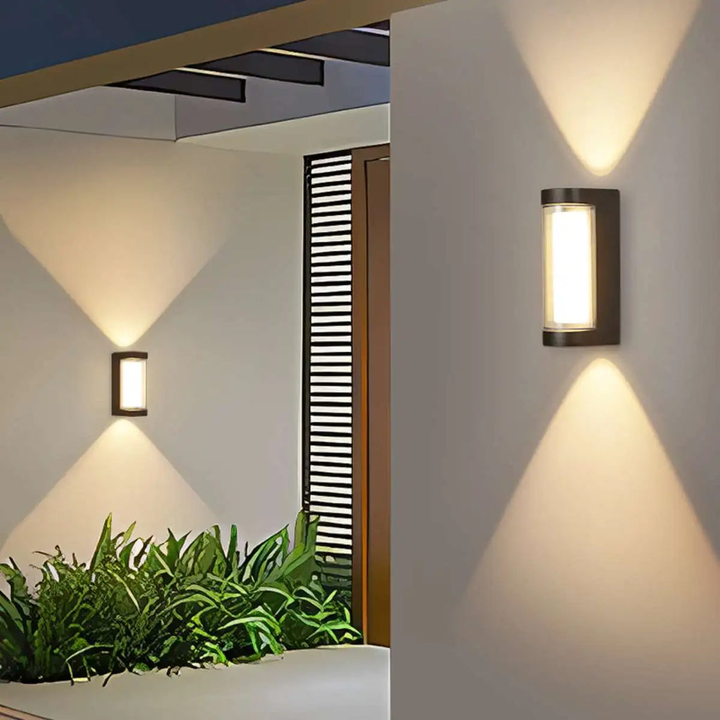 Cylinder & Square Column Outdoor Waterproof Wall Lamp | Desfino
