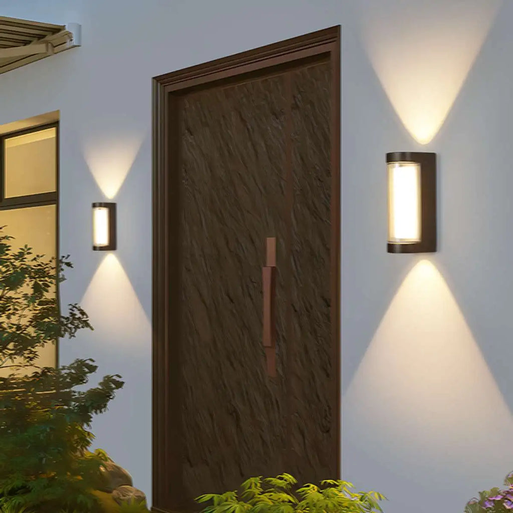 Cylinder & Square Column Outdoor Waterproof Wall Lamp | Desfino