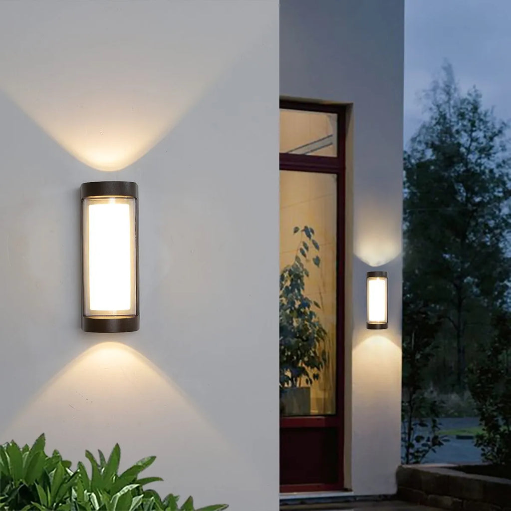 Cylinder & Square Column Outdoor Waterproof Wall Lamp | Desfino