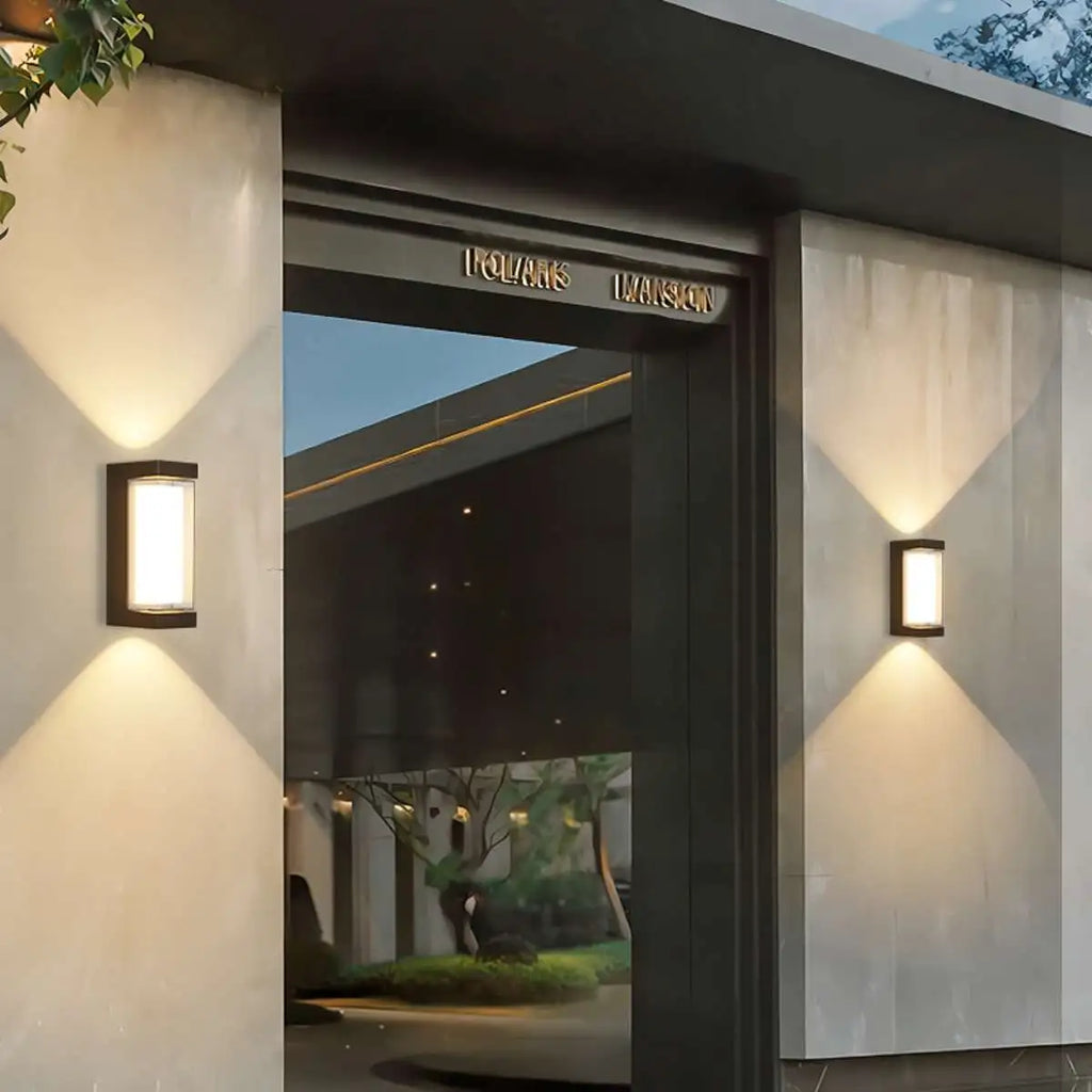 Cylinder & Square Column Outdoor Waterproof Wall Lamp | Desfino