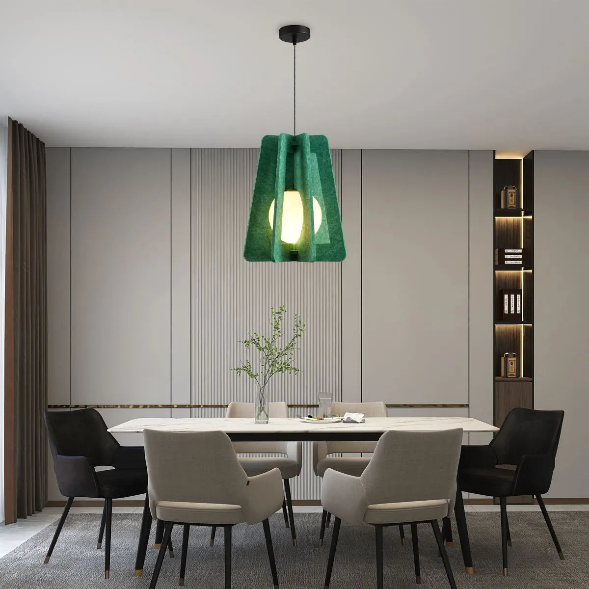 Square Pavilion Acoustic Pendant Light | Desfino