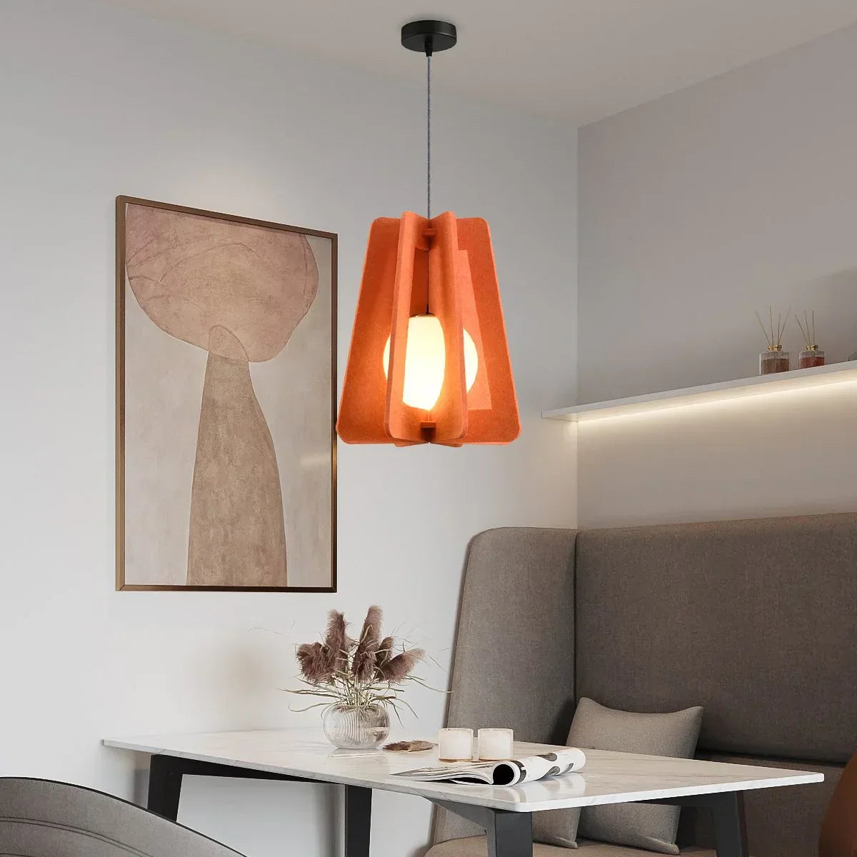 Square Pavilion Acoustic Pendant Light | Desfino