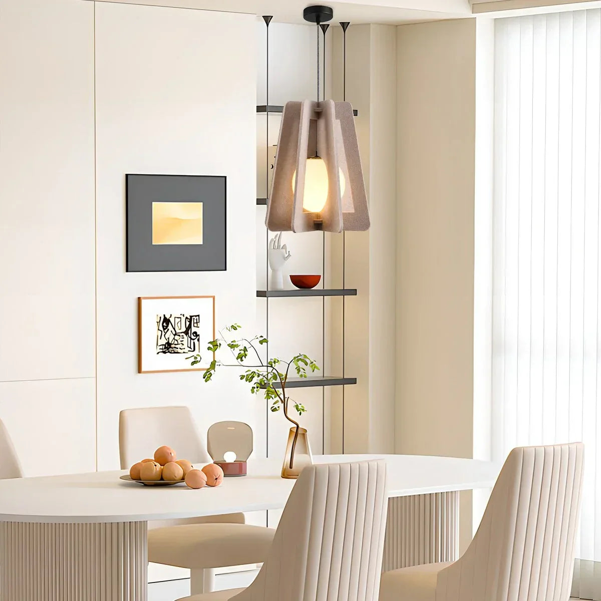 Square Pavilion Acoustic Pendant Light | Desfino