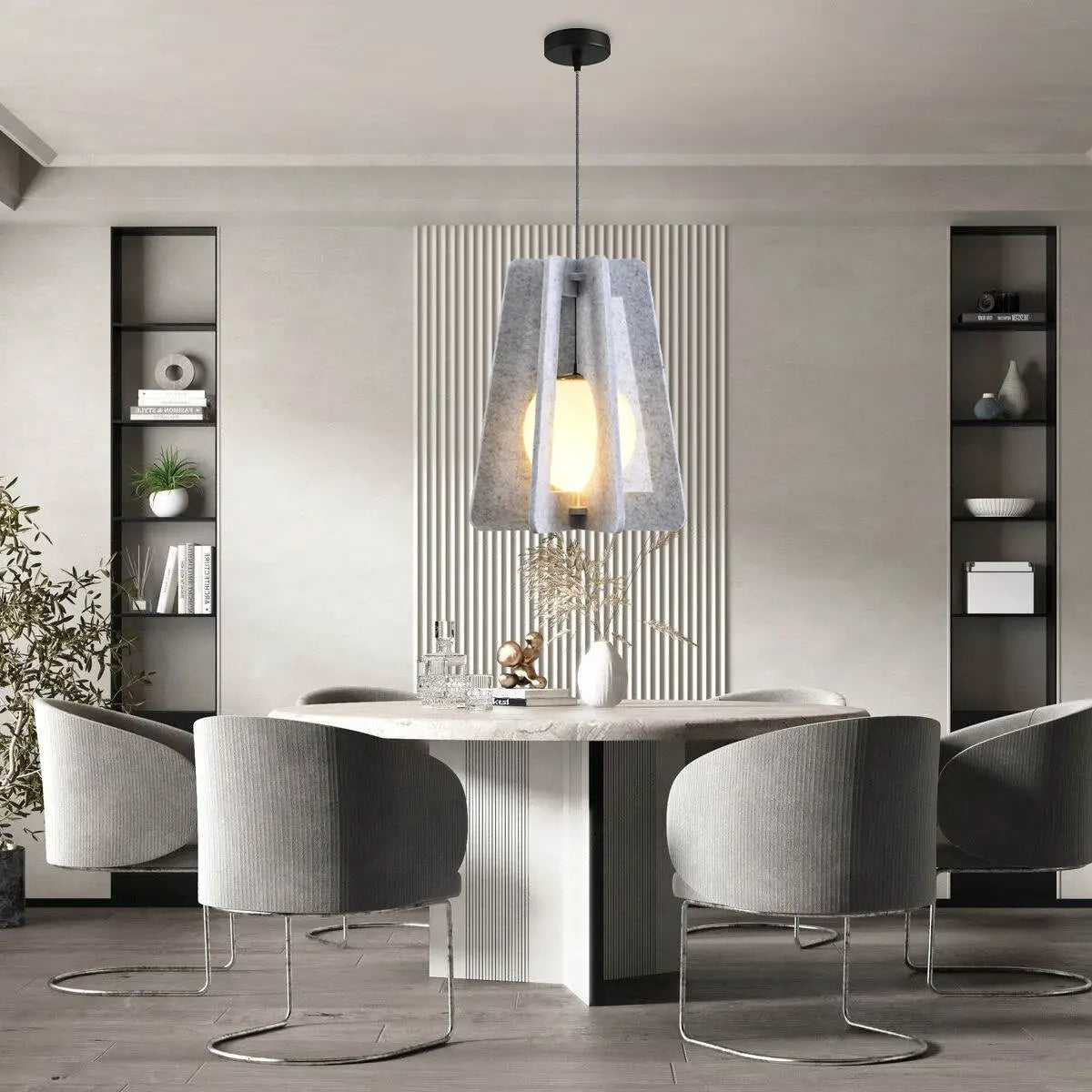 Square Pavilion Acoustic Pendant Light | Desfino