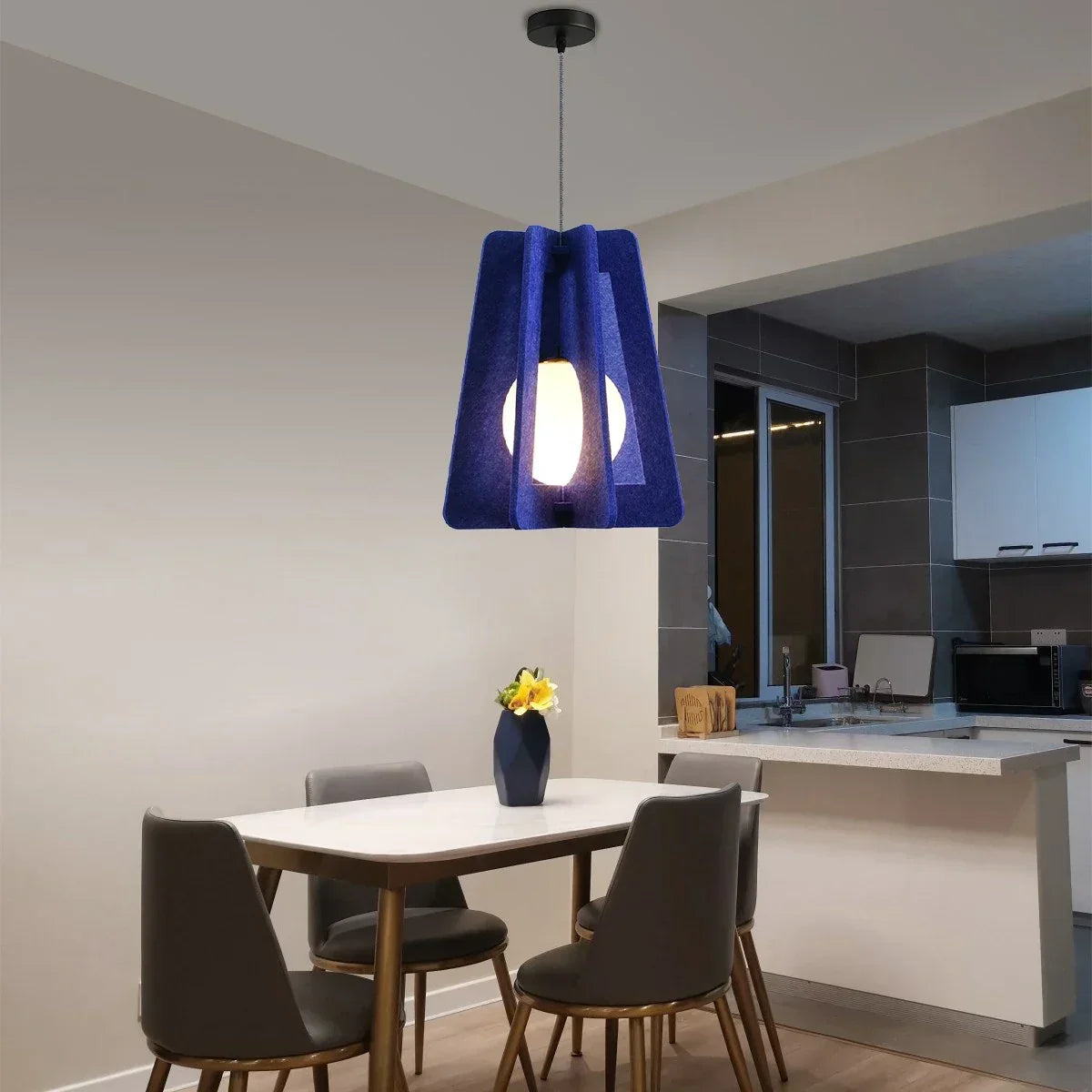 Square Pavilion Acoustic Pendant Light | Desfino