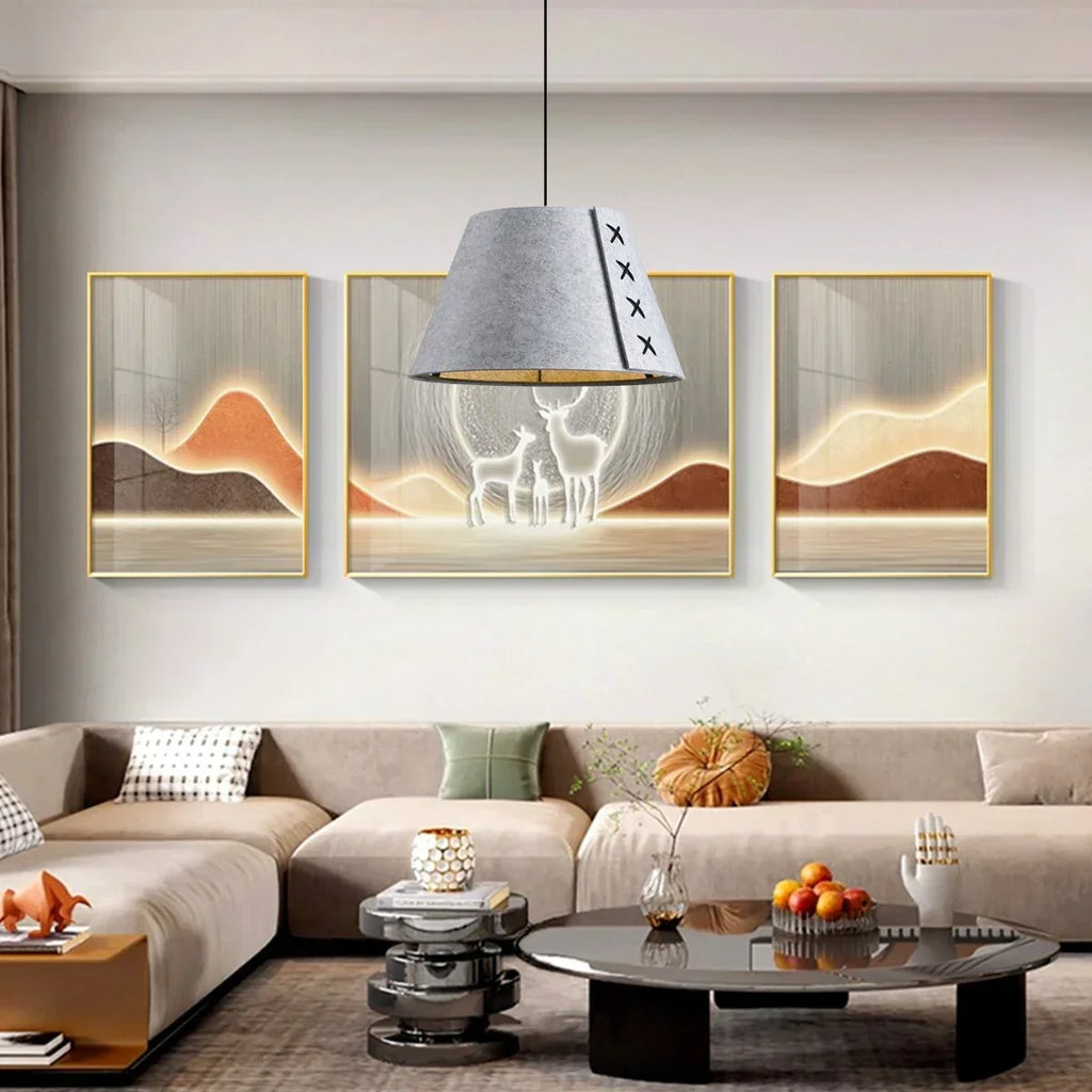 Modern Sound Absorbing Felt Pendant Light | Desfino