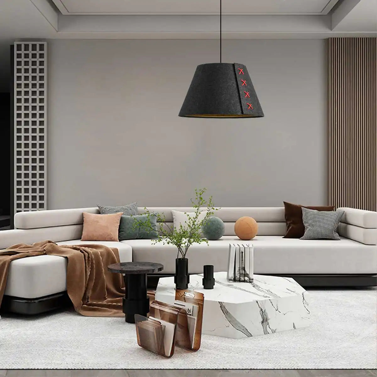 Modern Sound Absorbing Felt Pendant Light | Desfino