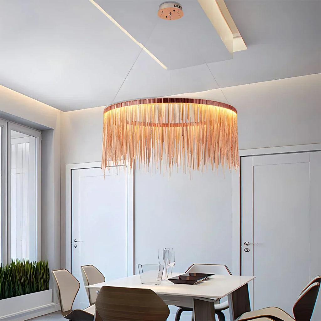 Moderner Kronleuchter mit Quasten im Art-déco-Stil | Desfino