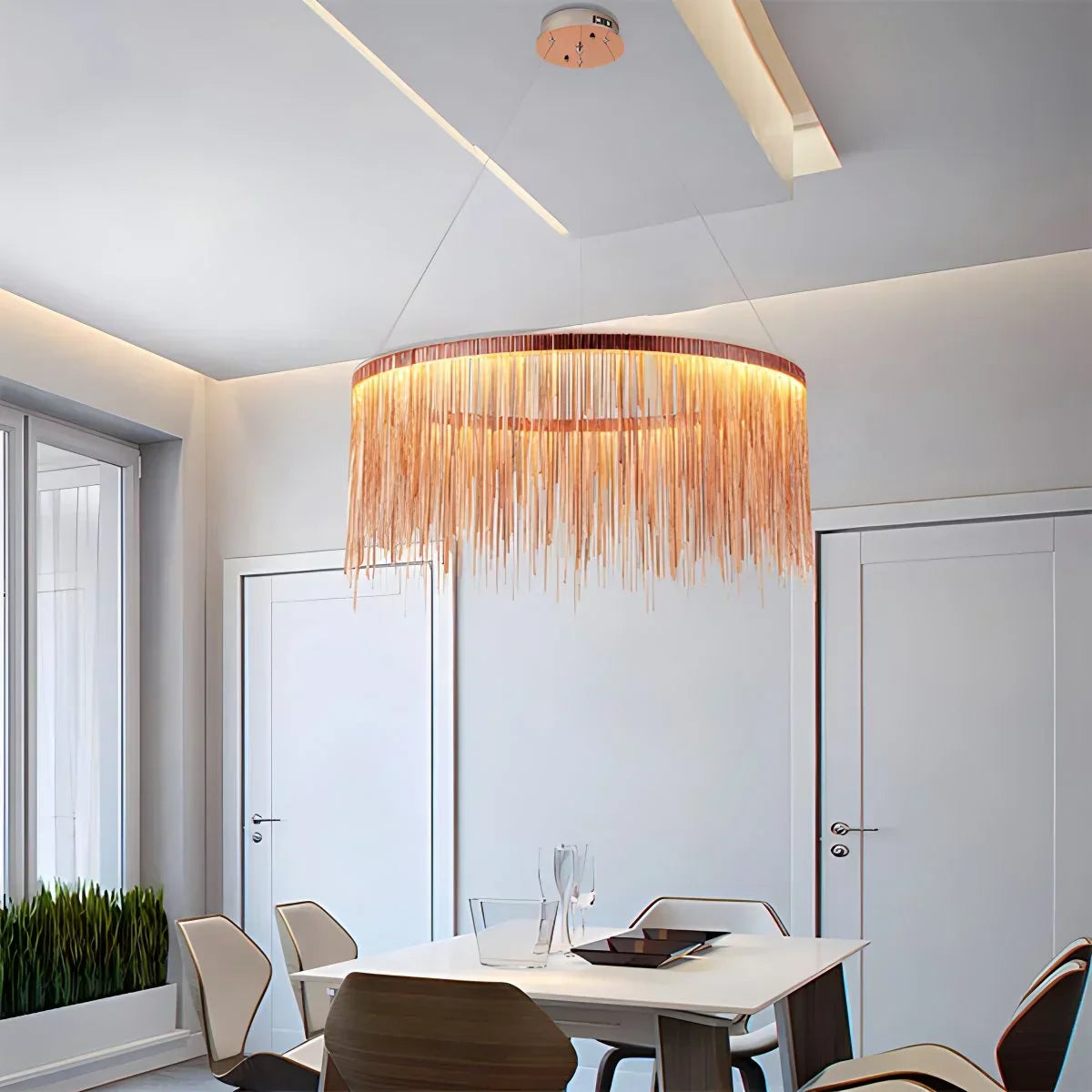 Moderner Kronleuchter mit Quasten im Art-déco-Stil | Desfino