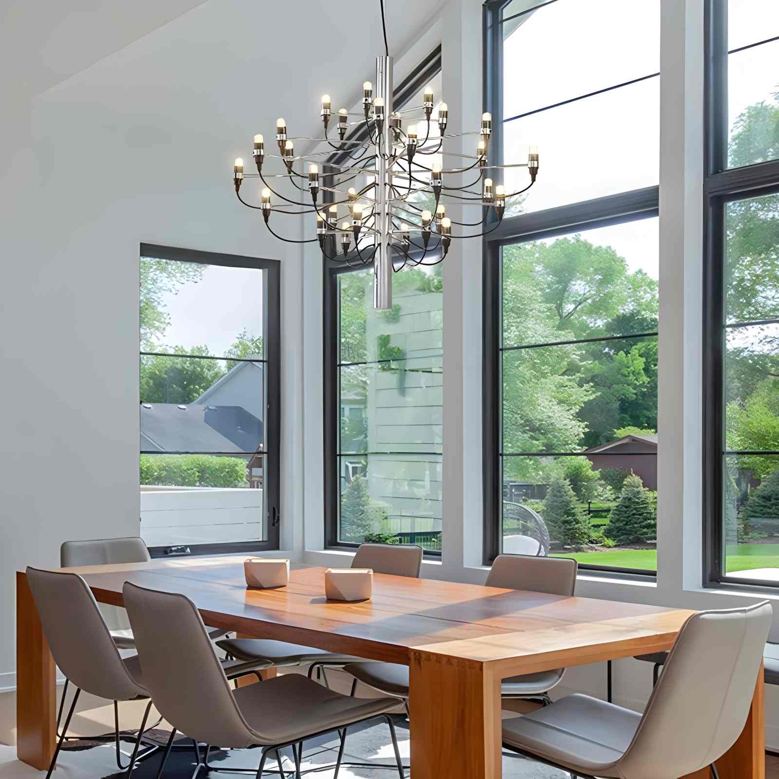Tiered Modern Candle Chandelier | Desfino