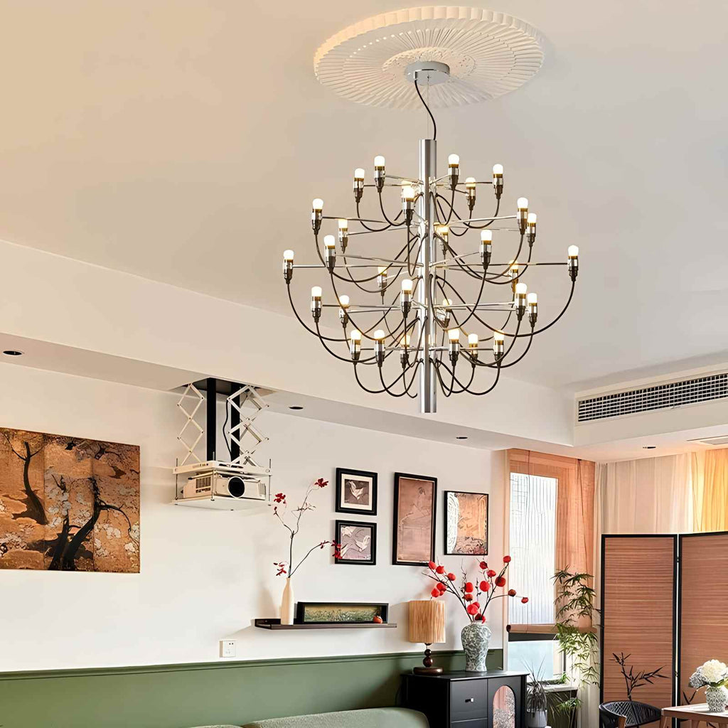 Tiered Modern Candle Chandelier | Desfino