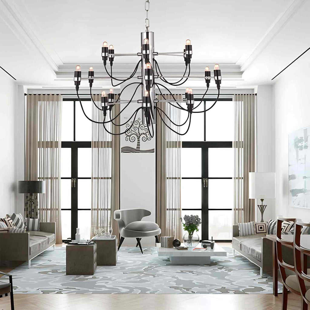 Tiered Modern Candle Chandelier | Desfino