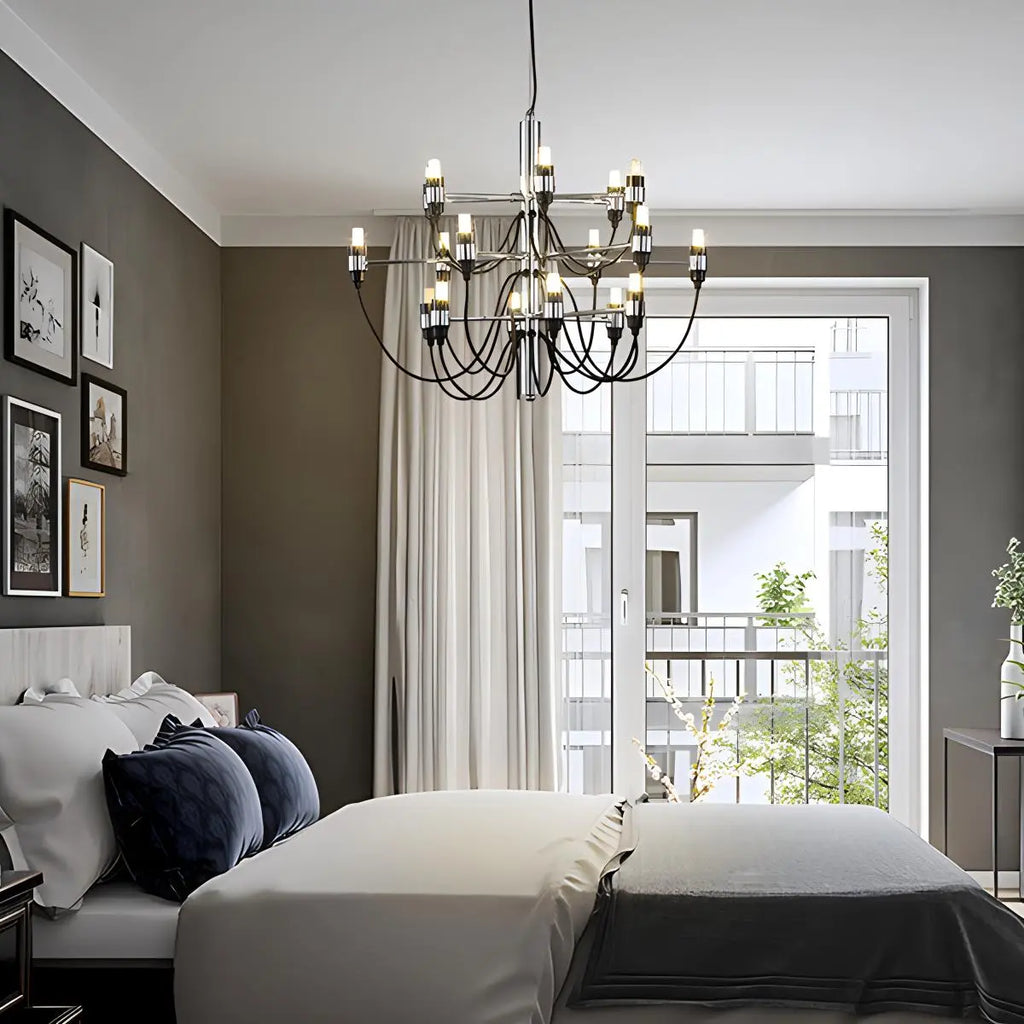 Tiered Modern Candle Chandelier | Desfino