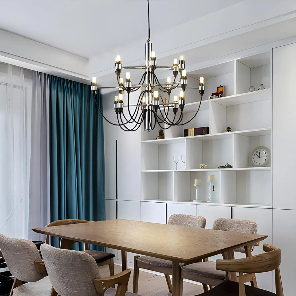 Tiered Modern Candle Chandelier | Desfino