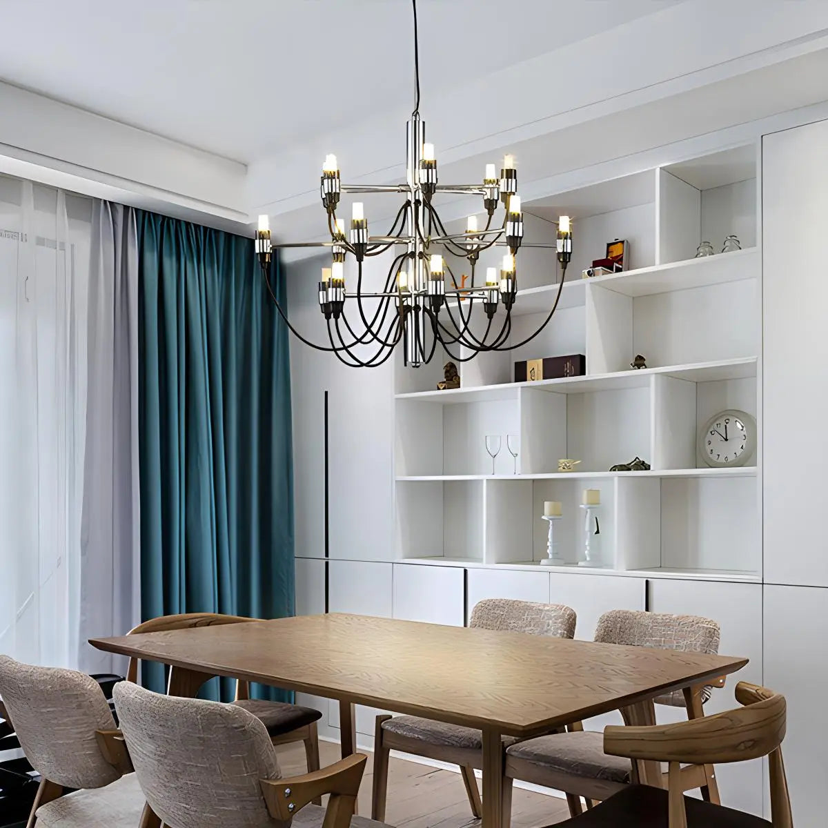 Tiered Modern Candle Chandelier | Desfino