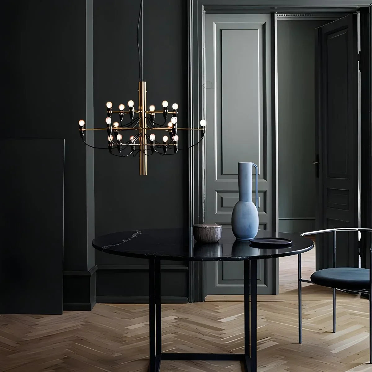Tiered Modern Candle Chandelier | Desfino