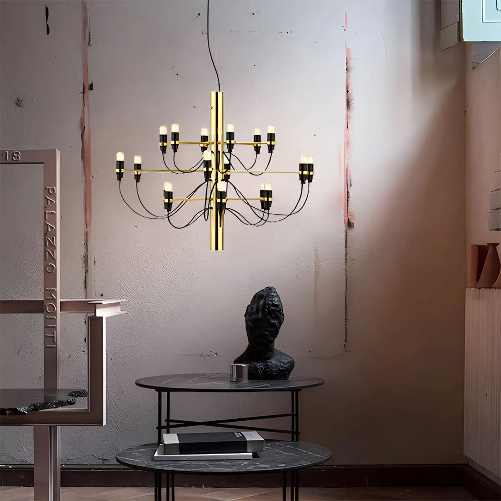 Tiered Modern Candle Chandelier | Desfino