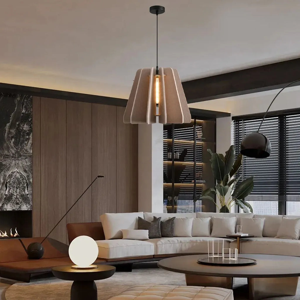 Triangle Piece Acoustic Pendant Light | Desfino